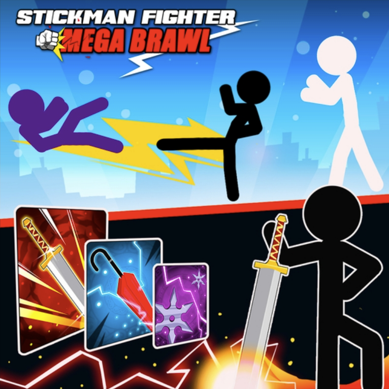 fun Stickman Fighter Mega Brawl